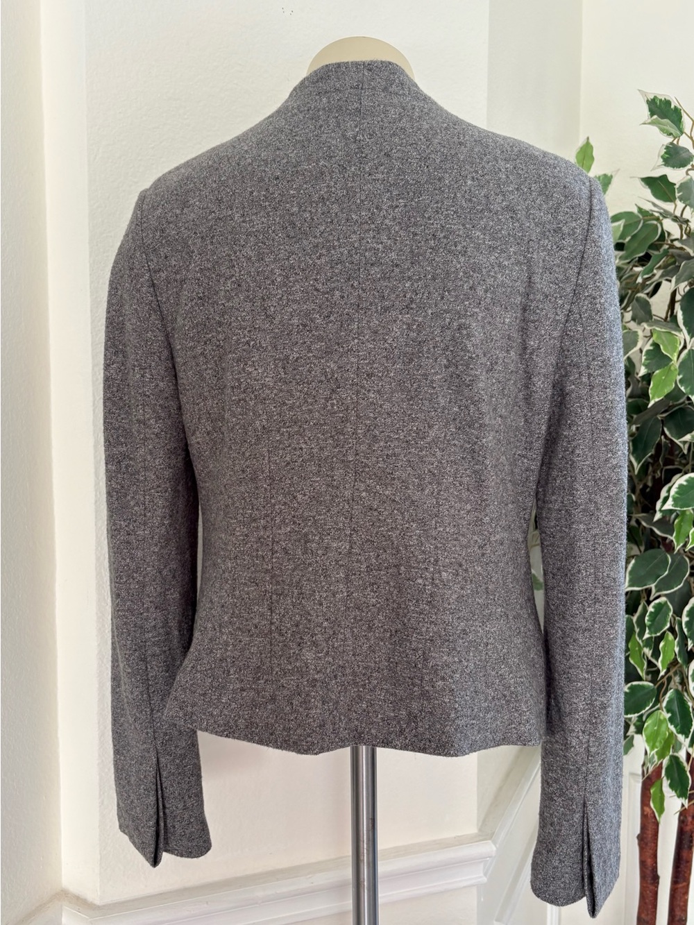 Loft Grey Tailored Single-Button Jacket - Picture 4 of 7